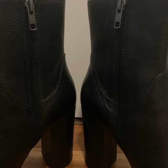 ASH Black, Platform Ankle Boots. - Picture 9 of 12